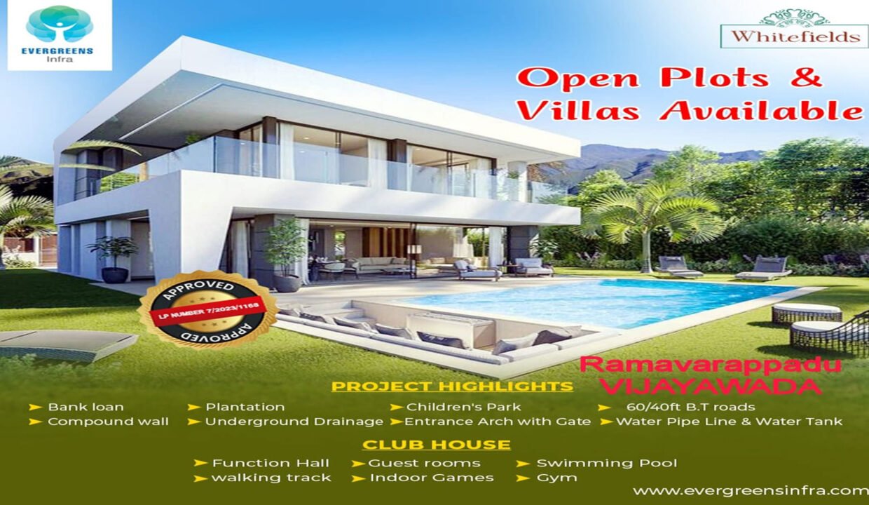 Open plots & Villas Sale in Ramavarappadu Vijayawada