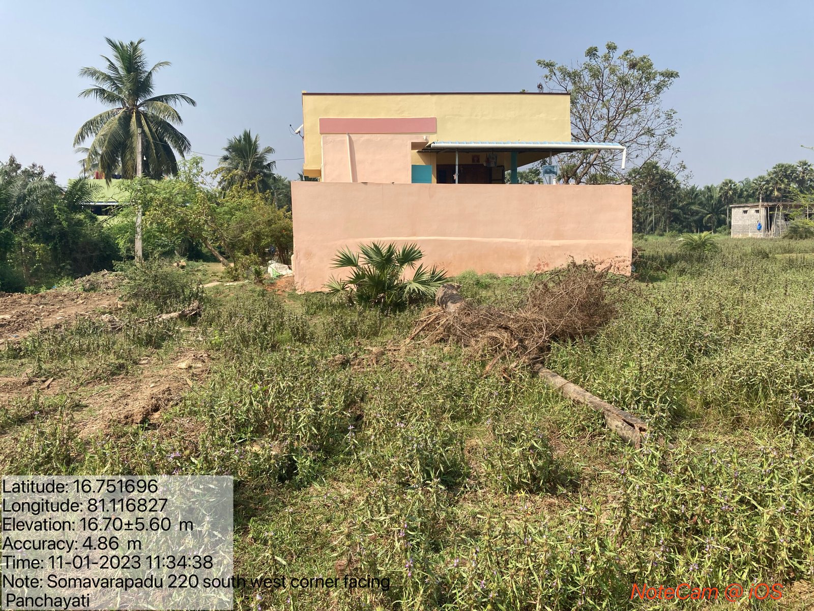 Site For Sale In Somavarapadu 180 Sq yards