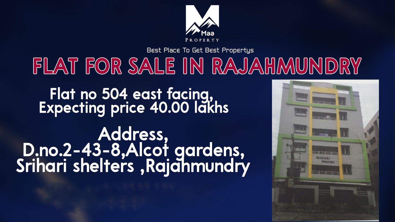 Flat For Sale In Rajahmundry